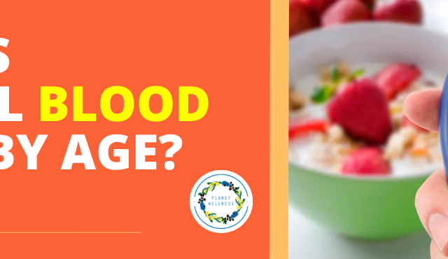 What is normal blood sugar by age?